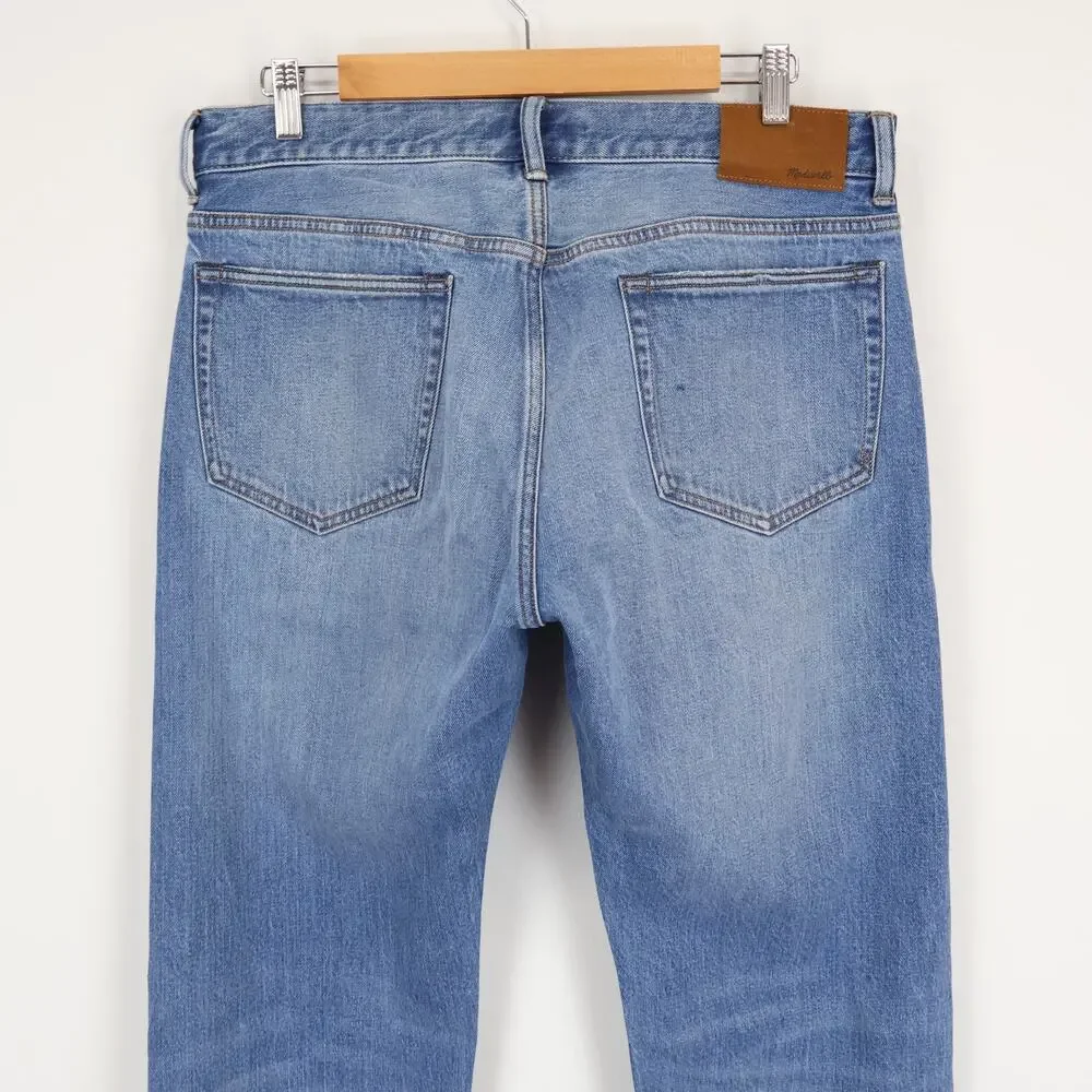 Madewell Men's The 1991 Straight Leg Jean Banwell Wash Size 32x32 NWT